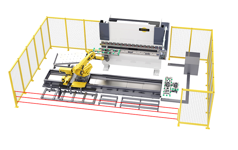 瑞铁机床的移动式机器人折弯柔性加工单元：开创未来的制造技术